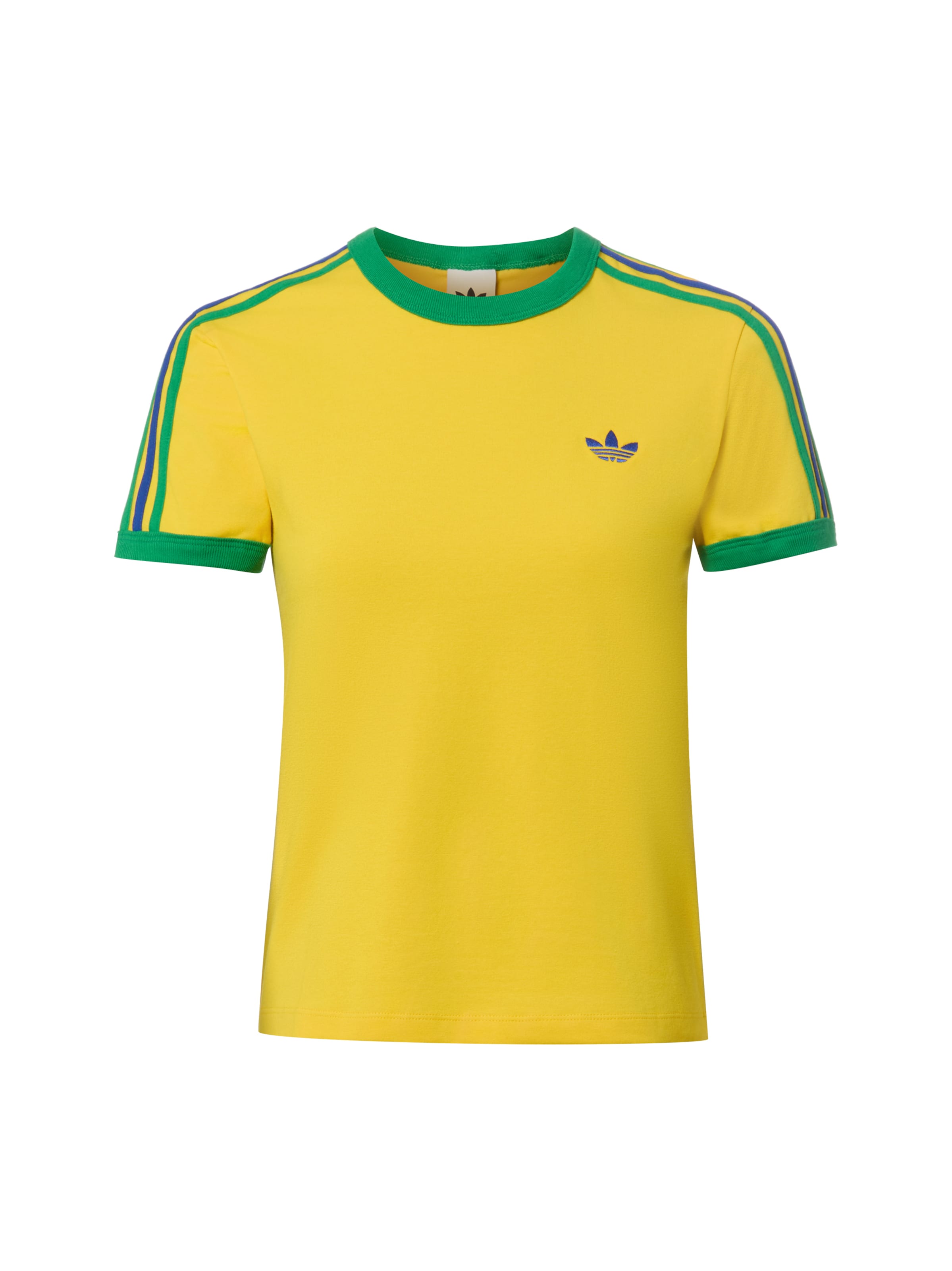 ADIDAS ORIGINALS T-shirt en jaune / vert, Vue avec produit