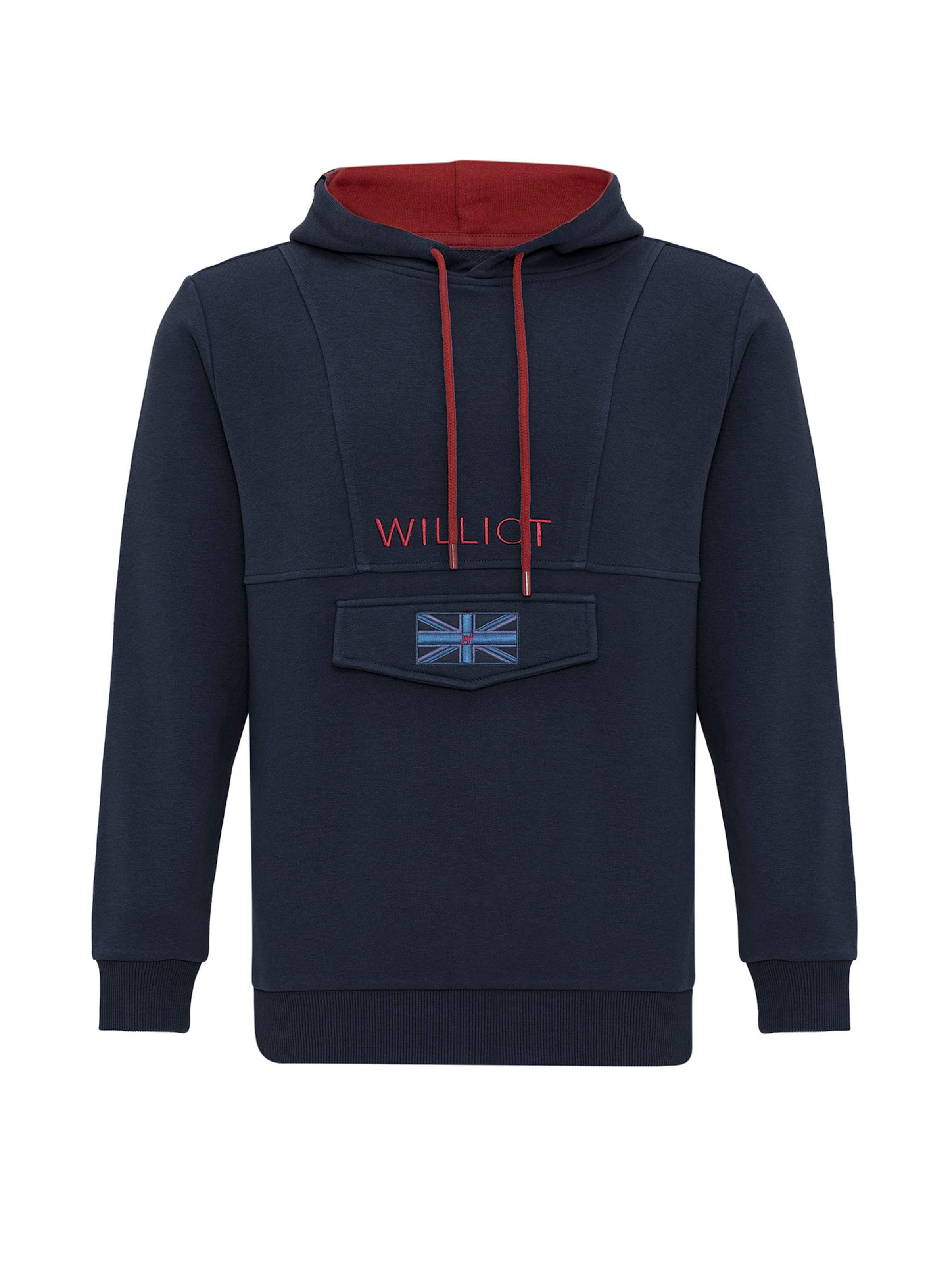 Williot Μπλούζα φούτερ σε μπλε: μπροστά