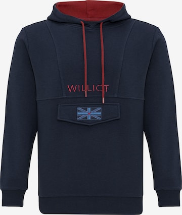Williot Collegepaita värissä sininen: etupuoli