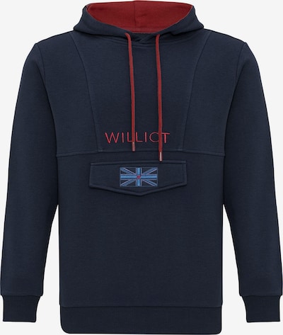 Williot Sportisks džemperis, krāsa - zils / tumši zils / karmīna, Preces skats