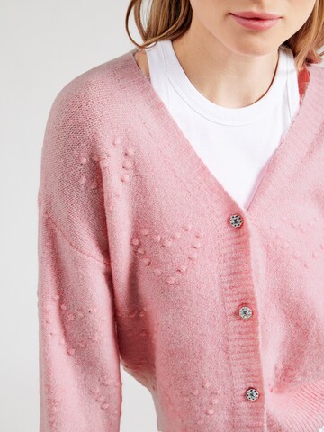 VILA Knit cardigan 'VIHAURI' in Pink