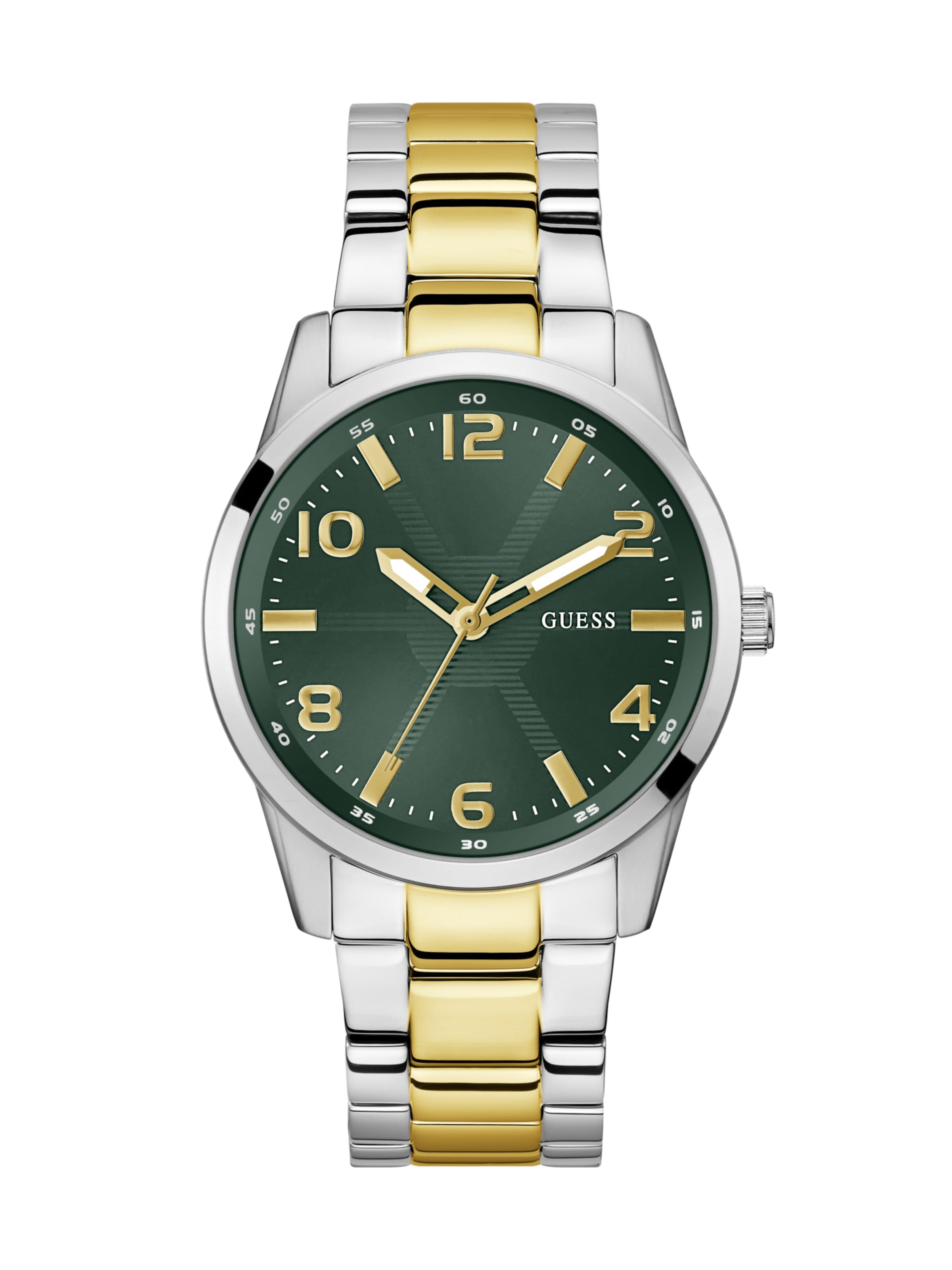 Montre à affichage analogique 'MONTE' GUESS en or : devant