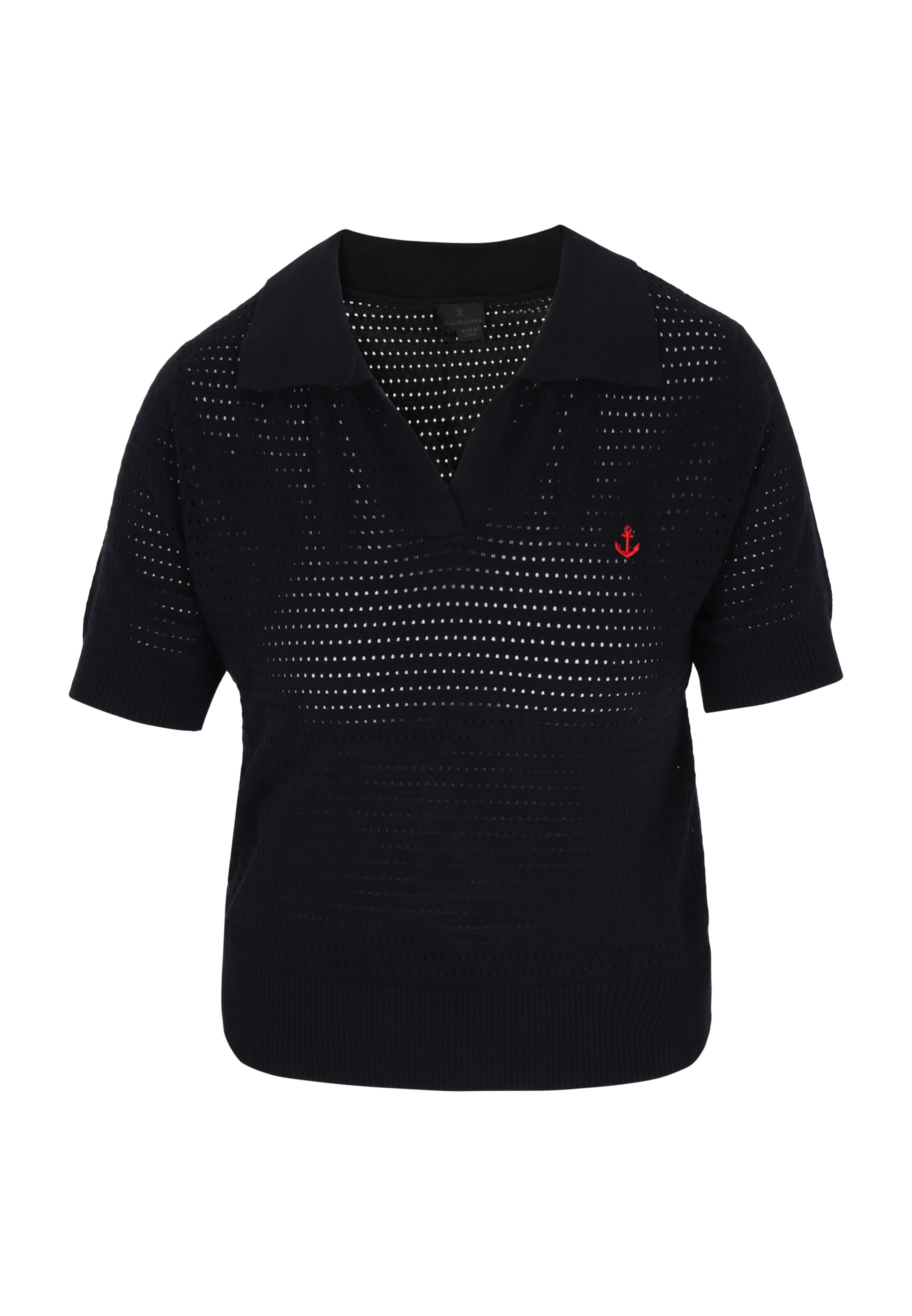 DreiMaster Klassik Trui 'Classic Look' in Zwart: voorkant