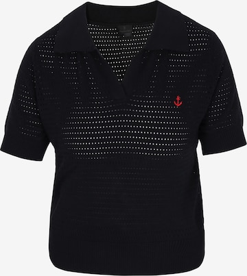 DreiMaster Klassik Kampsun 'Classic Look', värv must: eest vaates