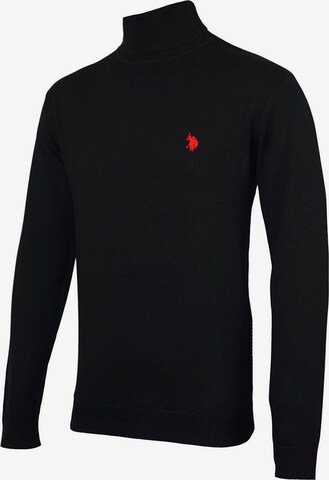 U.S. POLO ASSN. Pullover in Schwarz