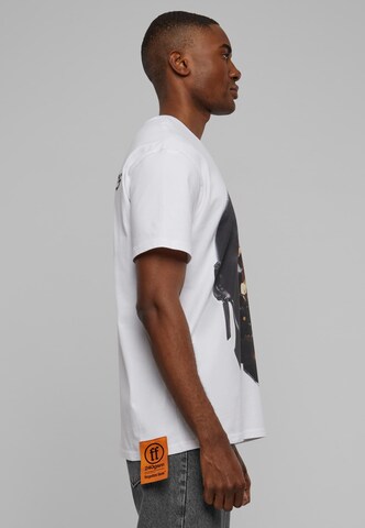Forgotten Faces Shirt 'Splitted' in White