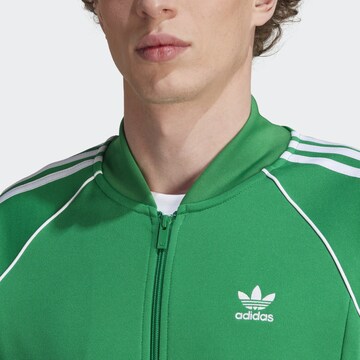 ADIDAS ORIGINALS Sweatjakke 'Adicolor Classics' i grøn