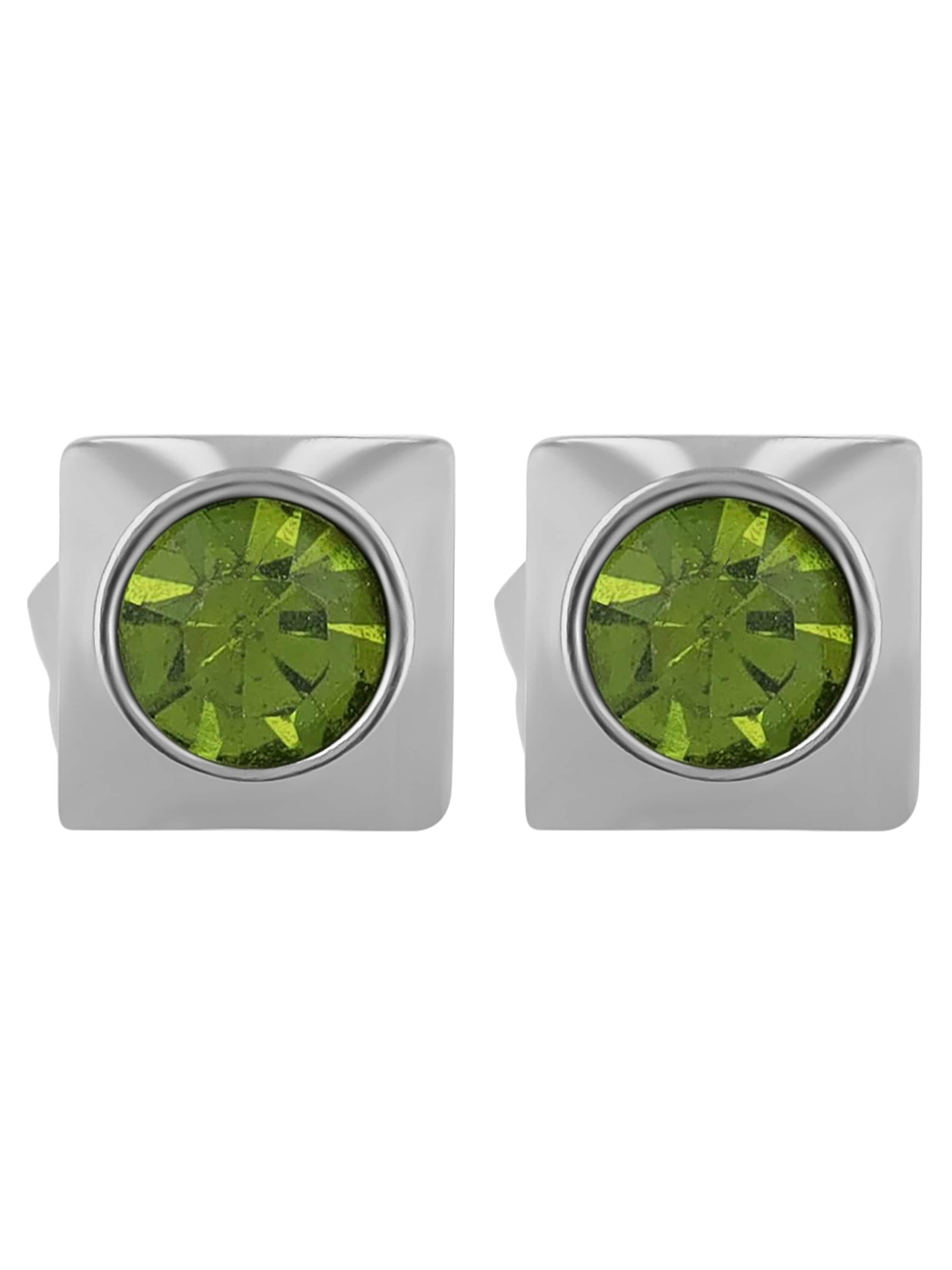 Akzent Earrings 'Aska, silberfarbig, langlebig' in Silver: front