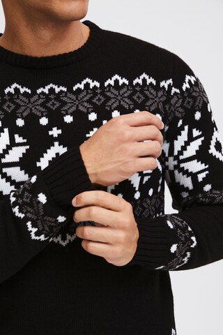 !Solid Sweater 'Norwig' in Black
