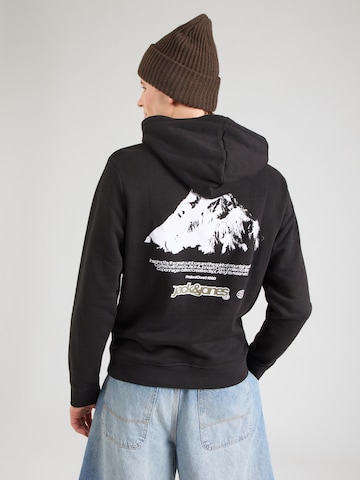 JACK & JONES - Sudadera 'JCOFLARE' en negro: frente