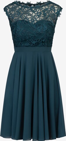 Robe de cocktail Kraimod en bleu : devant