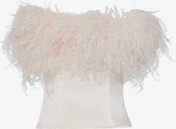 Anse Victorin - Top 'Valentine' en beige: frente