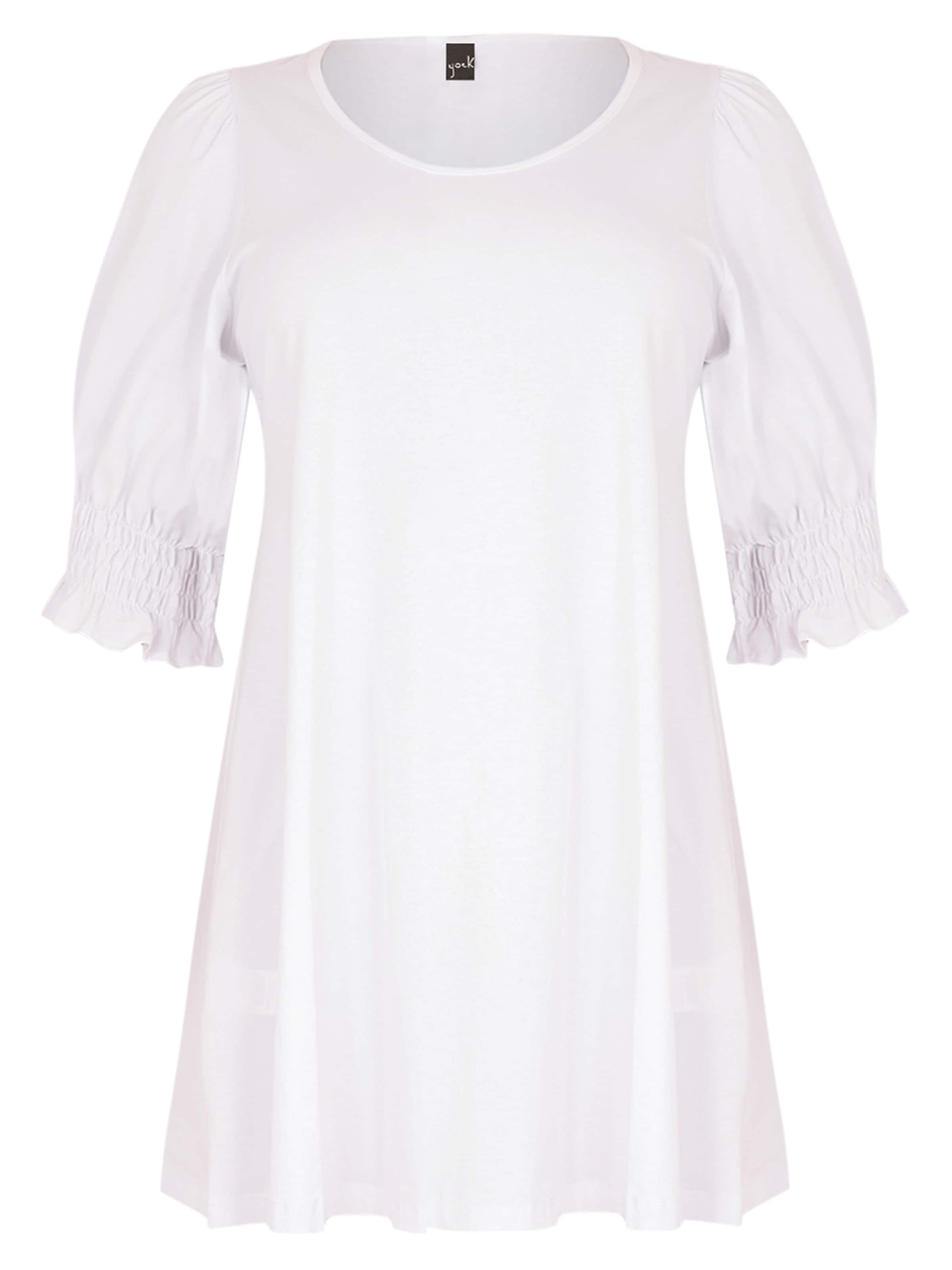 YOEK Tuniek in Wit: voorkant