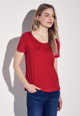 STREET ONE T-Shirt in Rot: Vorderseite