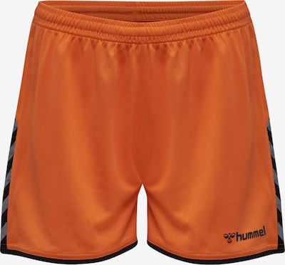 Hummel Pantalon de sport en orange foncé / noir, Vue avec produit