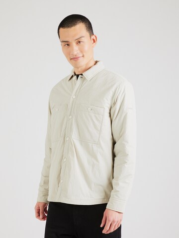 BOSS Regular fit Tussenjas 'Locky' in Beige: voorkant