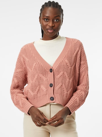 Geacă tricotată 'Mette' de la ONLY pe roz: față