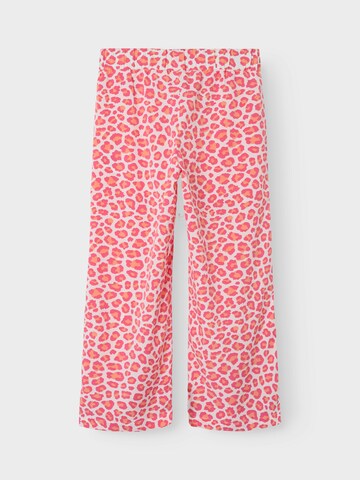 NAME IT Wide leg Trousers 'VINAYA' in Orange