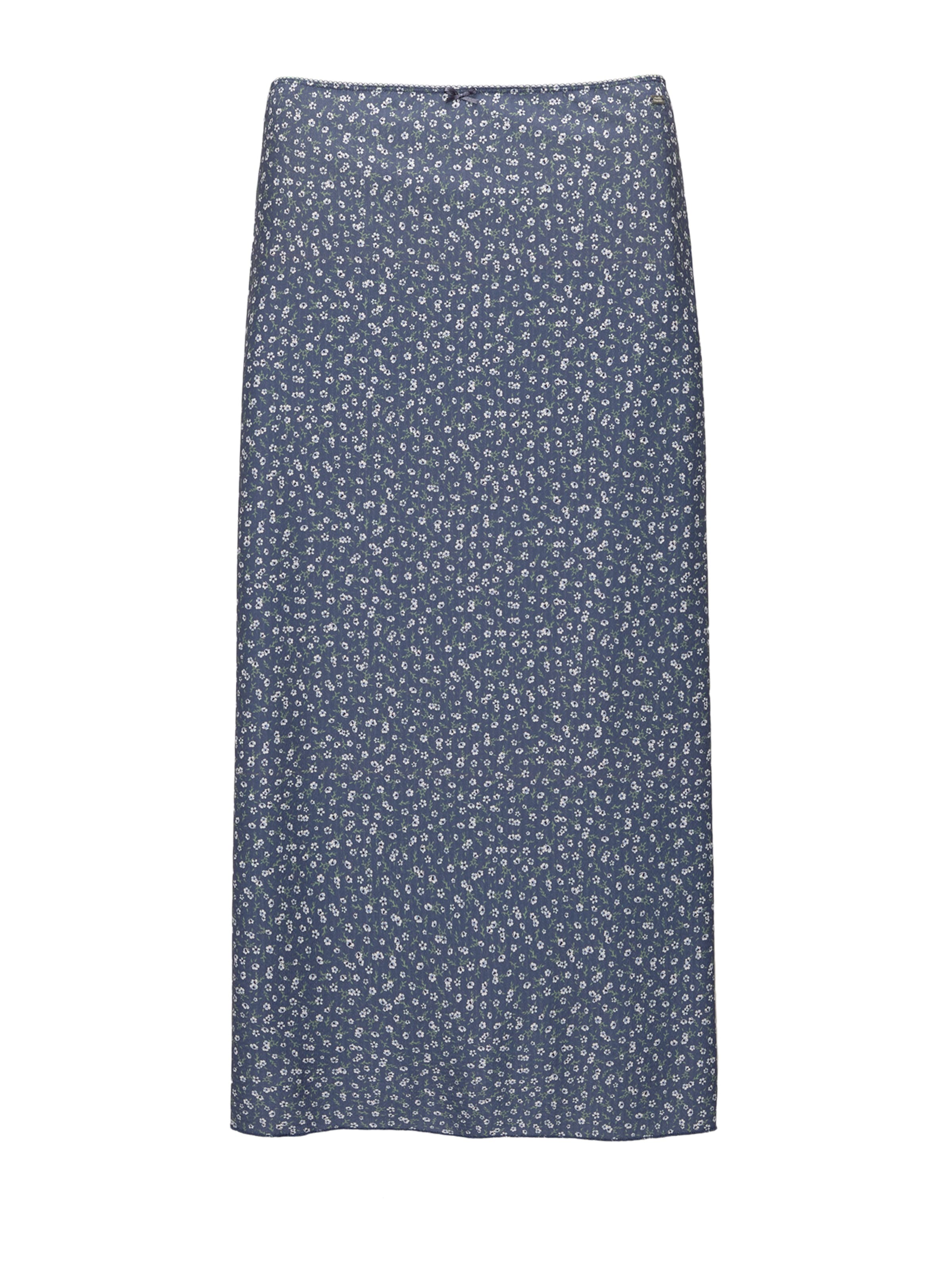 Pull&Bear Spódnica w kolorze niebieski: przód