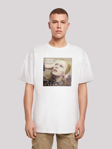 T-Shirt 'David Bowie Rock Music Band Hunky Dory Album Cover' F4NT4STIC en blanc : devant