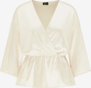 DreiMaster Klassik Blouse in White: front