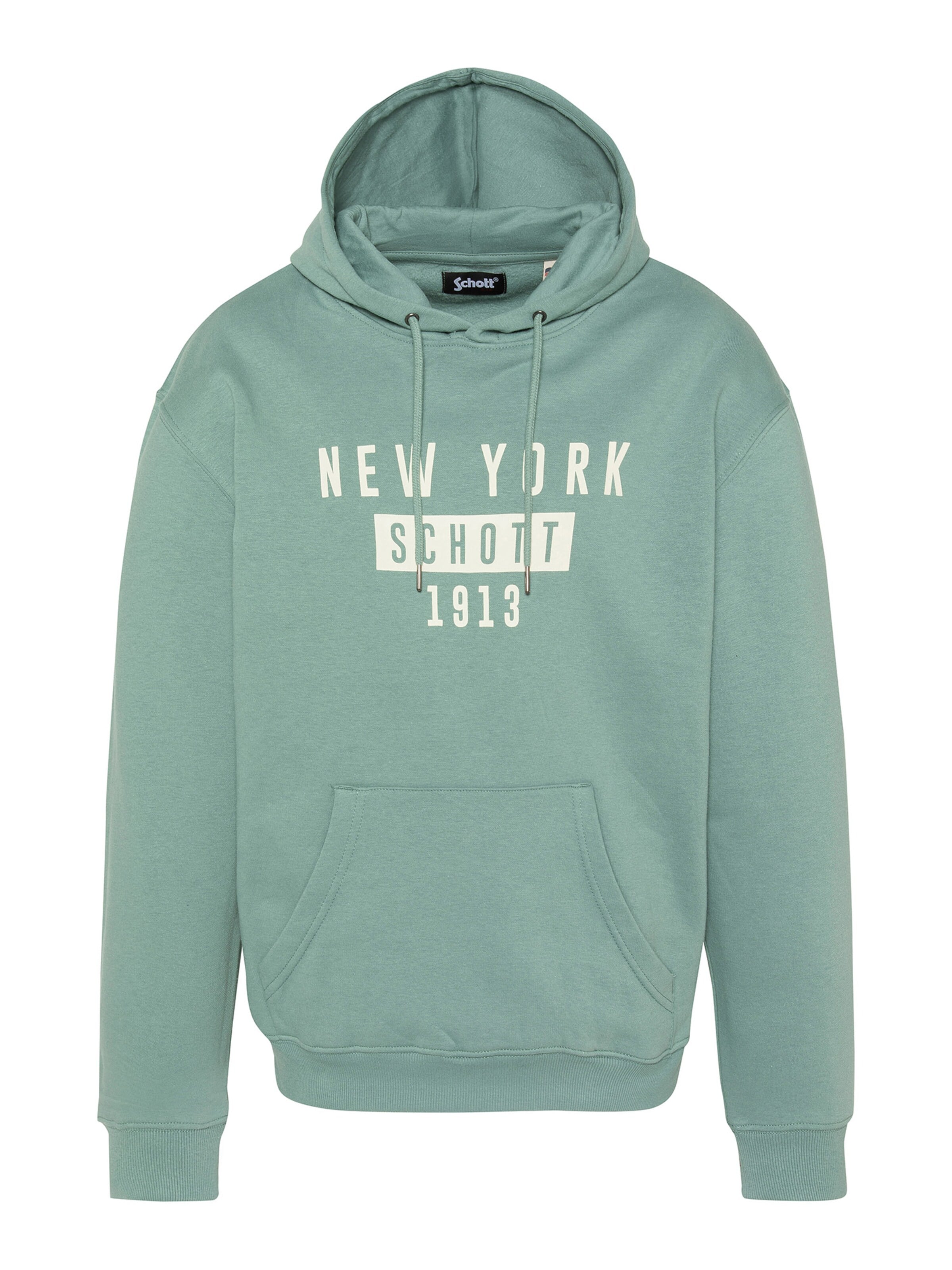 Schott NYC Sweatshirt‌‌‌‌‌‌‌‌‌ in Grün: Vorderseite