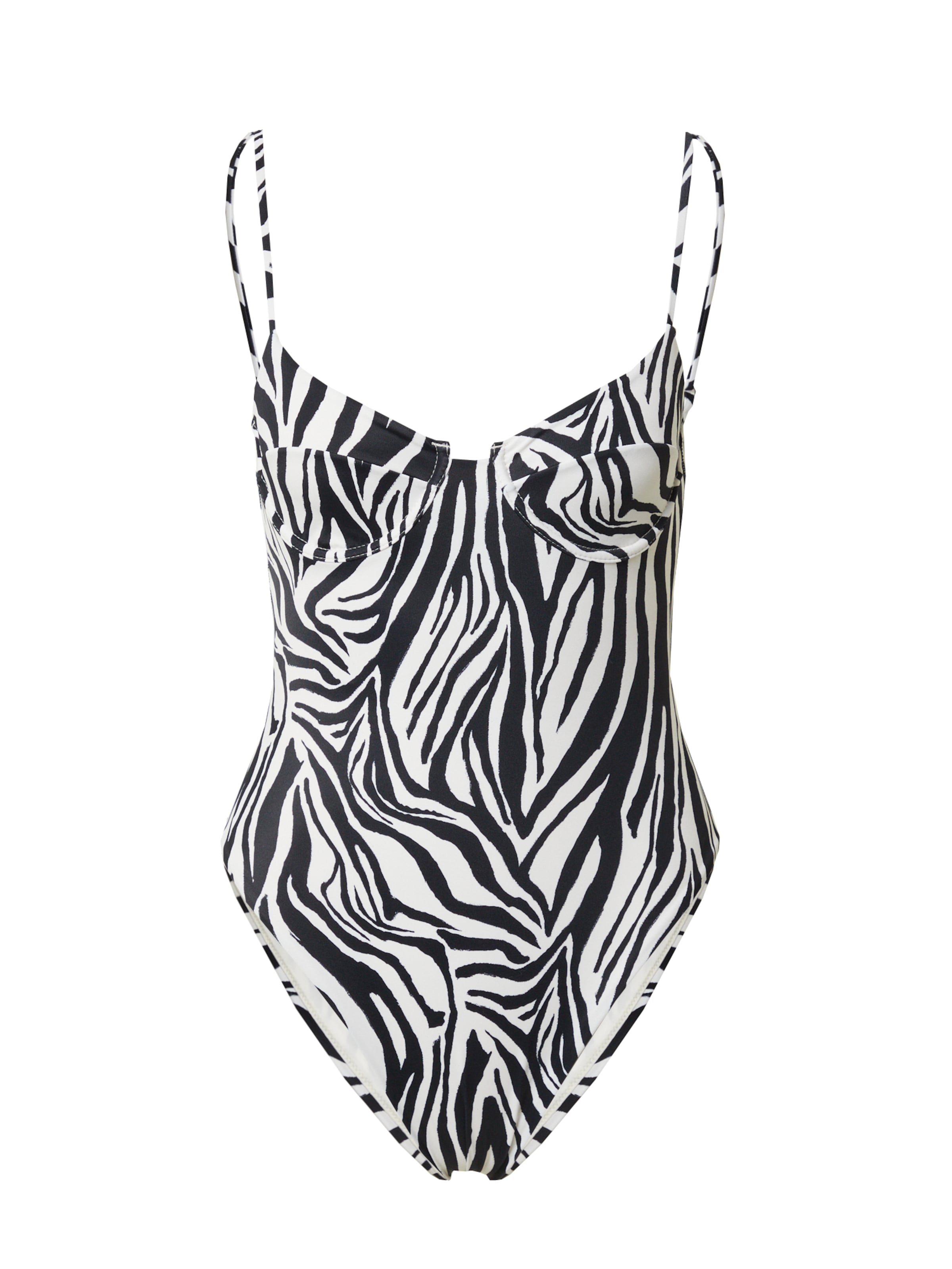 EDITED Σουτιέν για T-Shirt Ολόσωμο μαγιό 'Ulfa' σε μαύρο: μπροστά