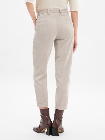 Cambio Regular Pleat-front trousers ' Krystal ' in White