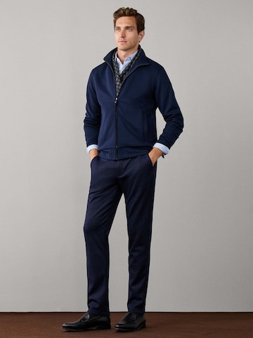 Hackett London Sweatvest in Blauw