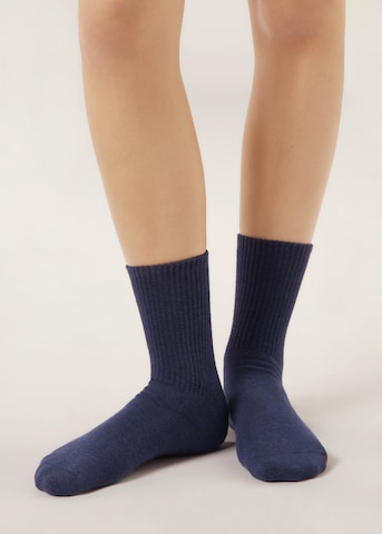 CALZEDONIA Socks in Blue: front