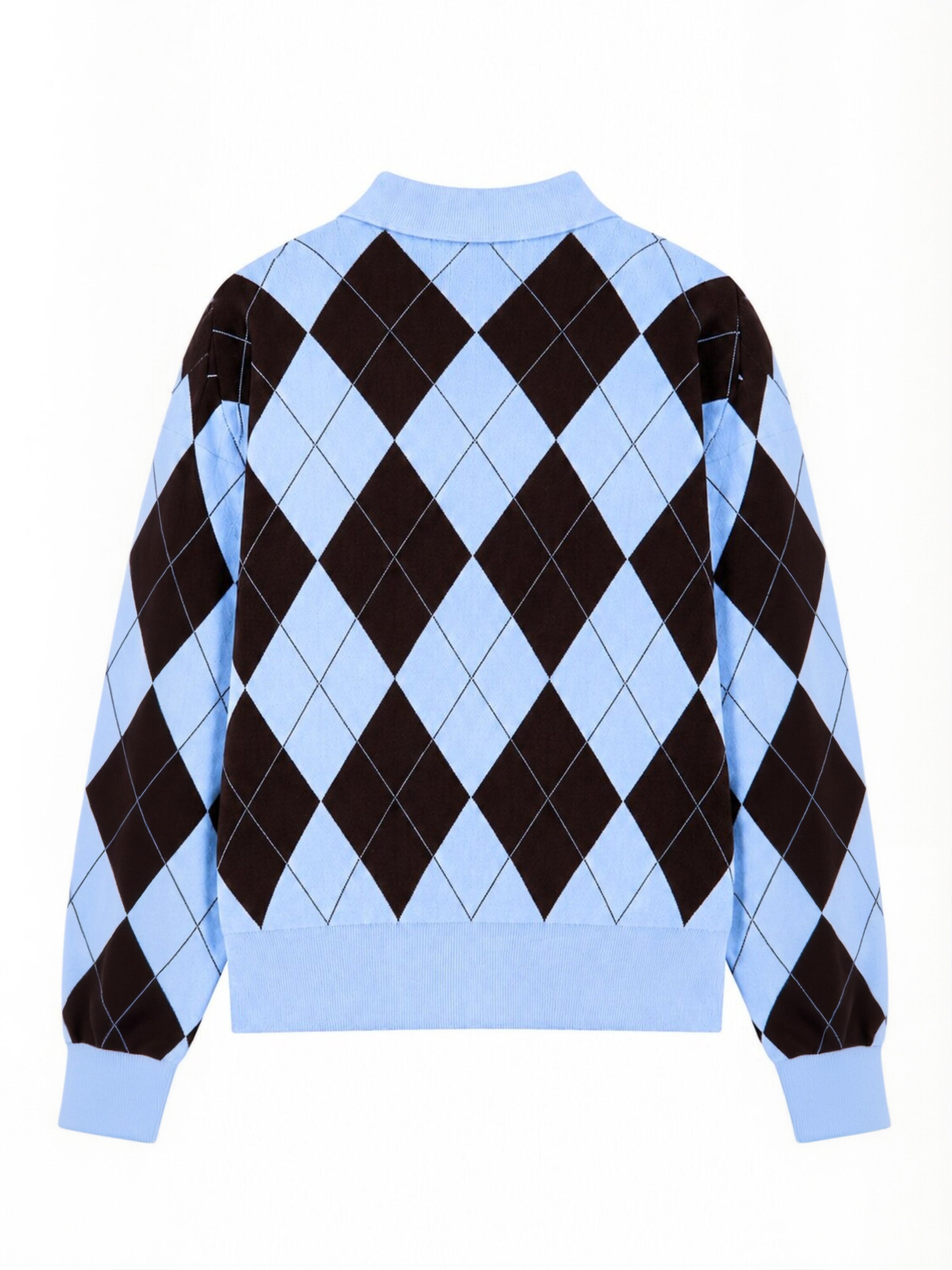 Crās Sweater ' Lovemycras ' in Blue: back