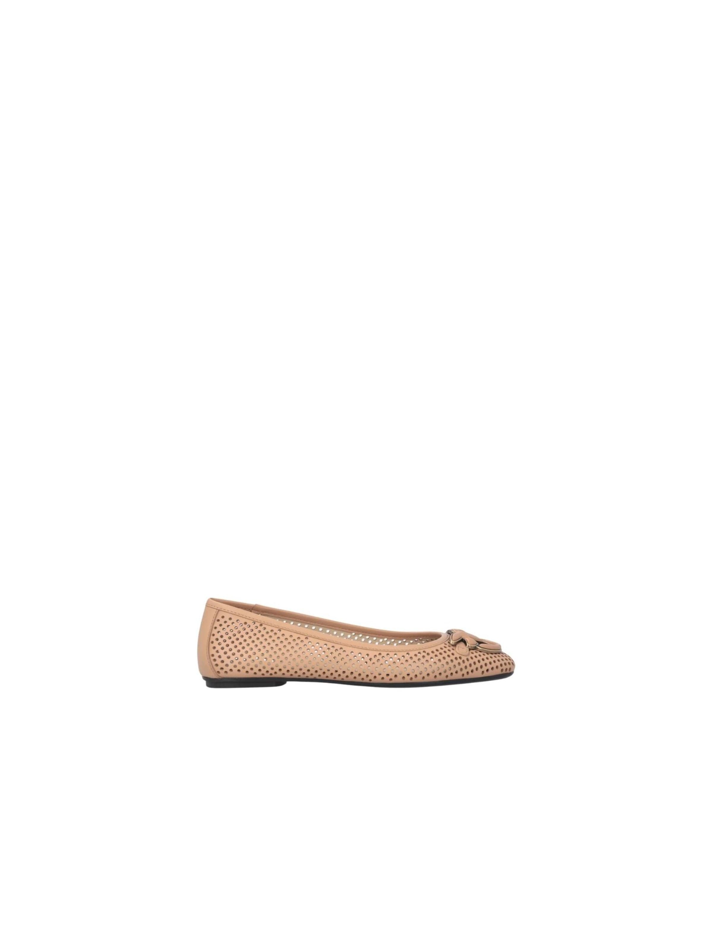 PINKO Baleriny 'PINKO MAX 11 BALLERINA NAPPA Scarpe' w kolorze beżowy
