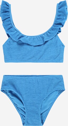 KIDS ONLYBustier Bikini 'TROPEZ' - plava boja: prednji dio