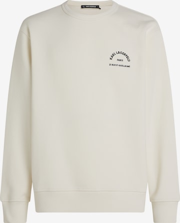 Felpa di Karl Lagerfeld in beige: frontale