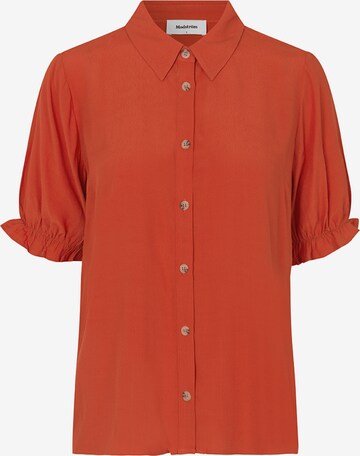 modström Bluse 'Raven' i orange: forside