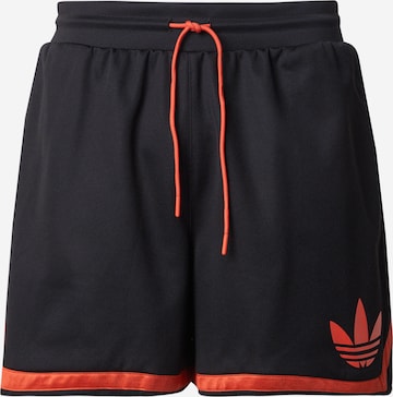 ADIDAS ORIGINALSLoosefit Hlače - crna boja: prednji dio