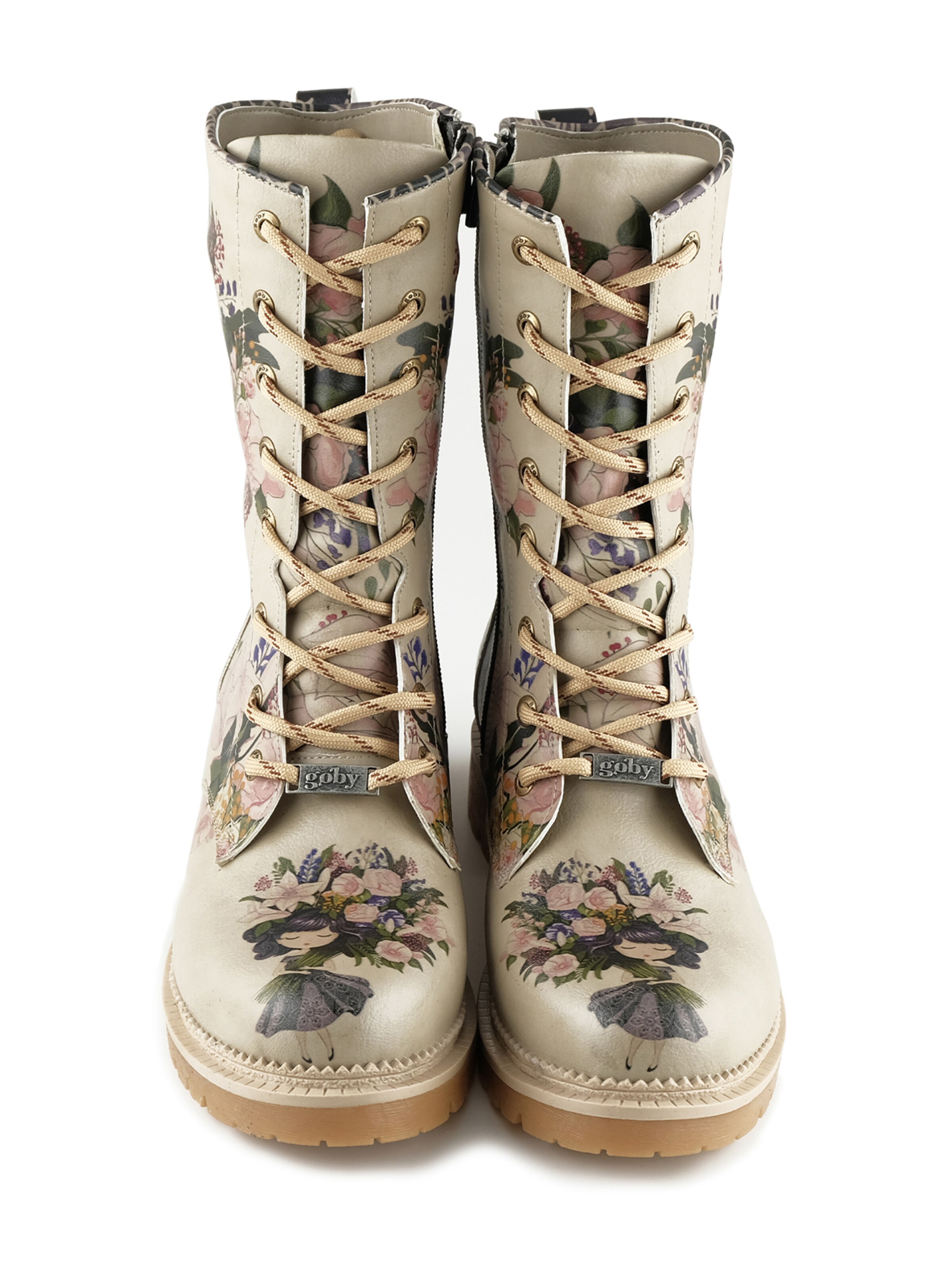 Goby Boots 'Women's shoes Goby ankle boots JNR'‌‌‌‌‌ in Beige