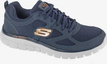 Baskets basses 'Skechers Burns-Agoura' SKECHERS en bleu : devant