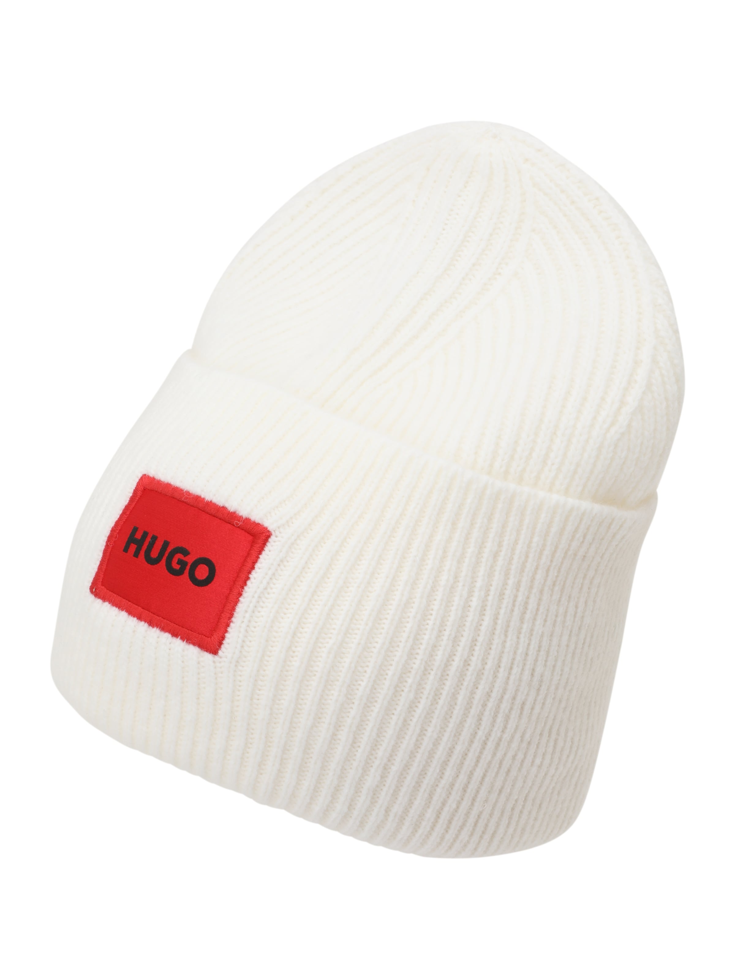 HUGO Шапка &#x27;Xaff 6&#x27; в Белый: спереди