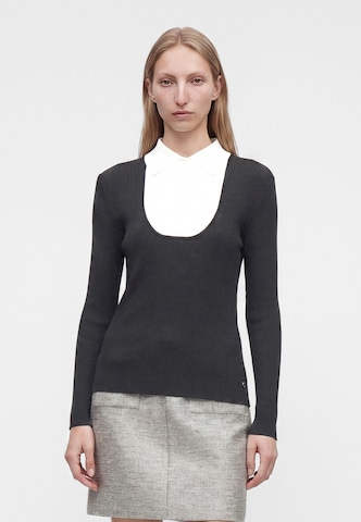 Karl Lagerfeld Pulóver - fekete: elől