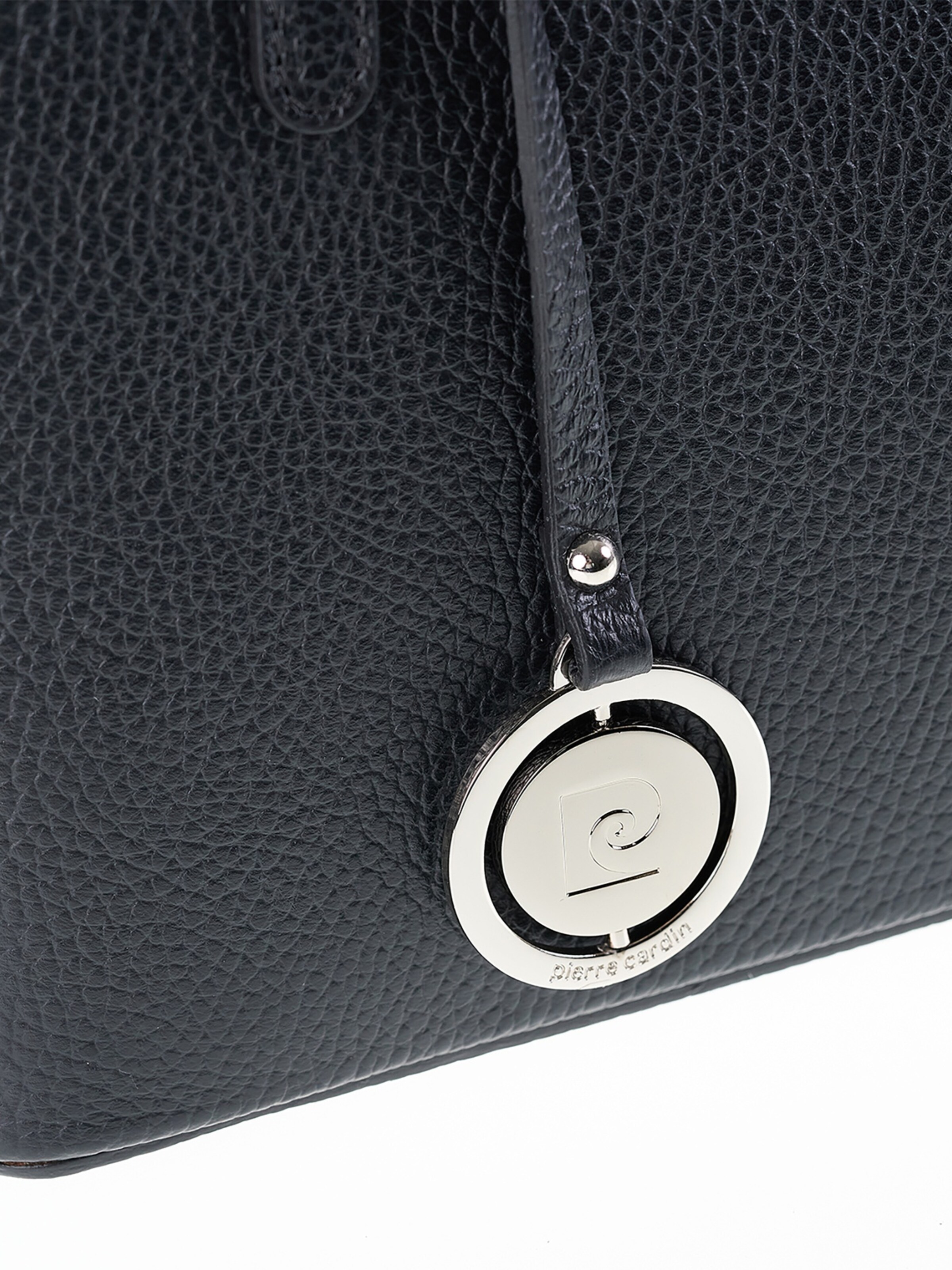 PIERRE CARDIN Schultertasche 'Elowen Lux' in Schwarz