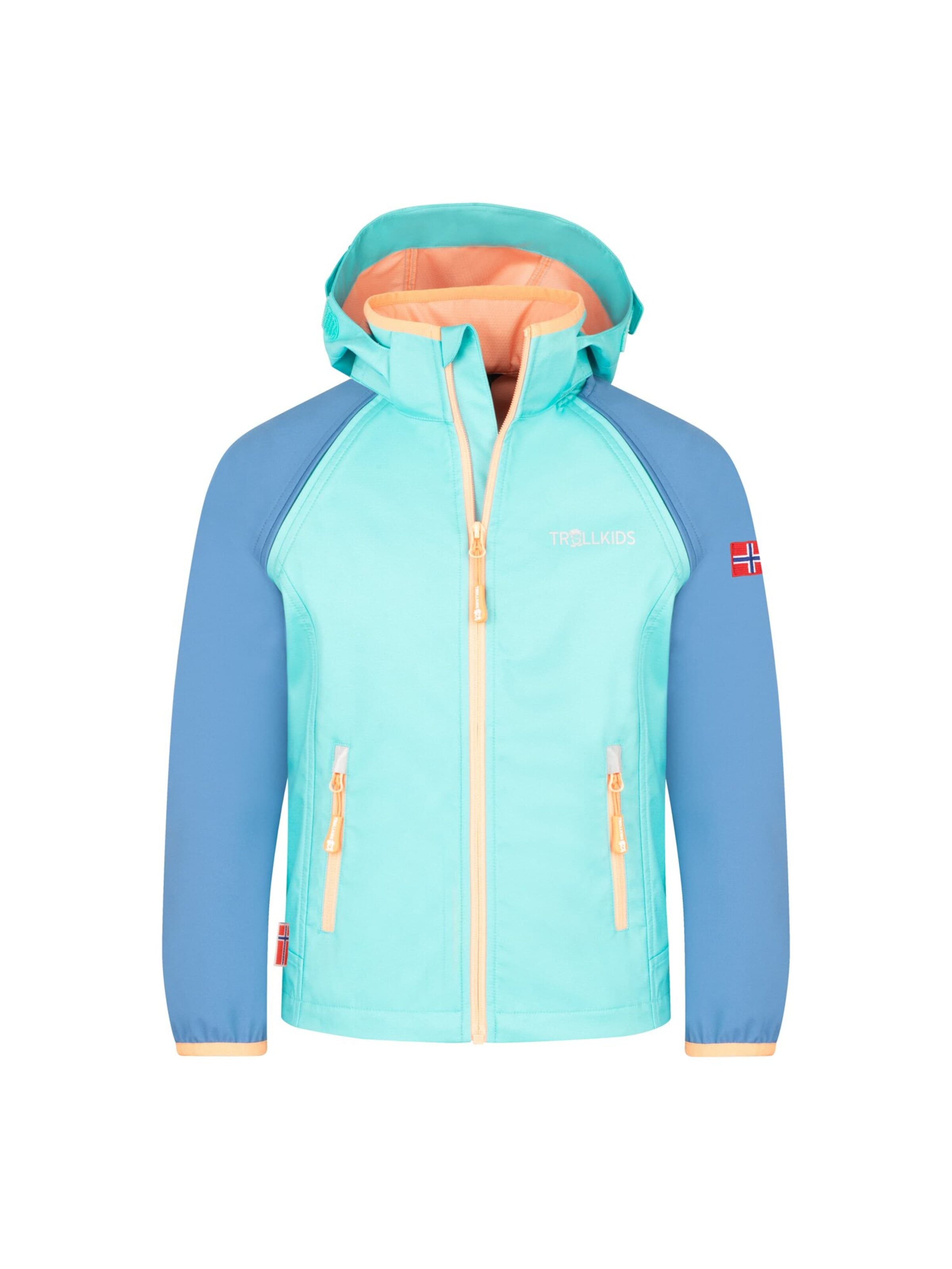 TROLLKIDS Outdoor jacket in Blue: front