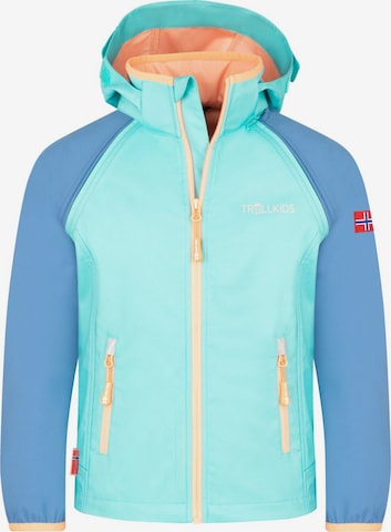 TROLLKIDS Outdoor jacket in Blue: front