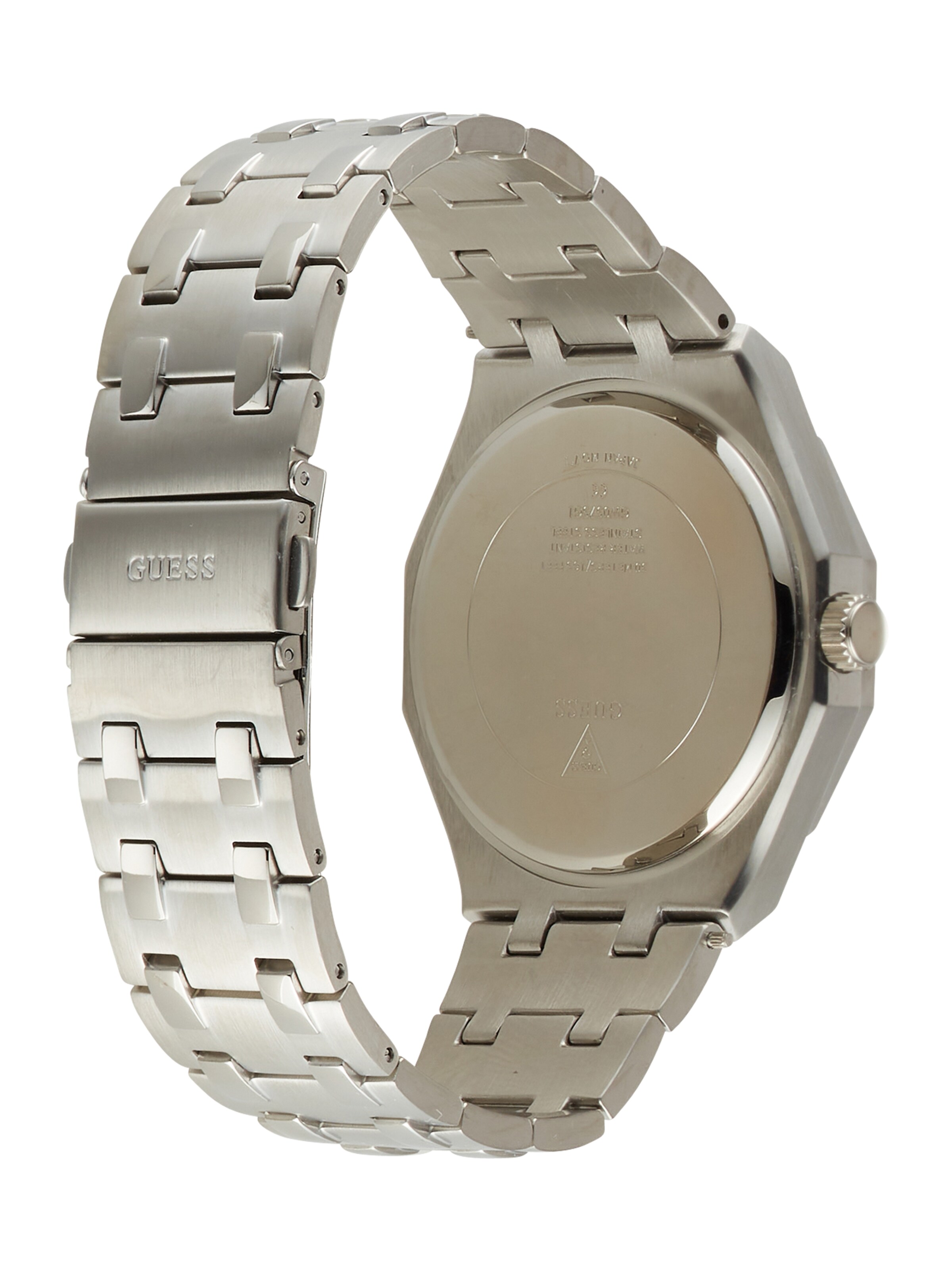 GUESS Uhr 'Asset' in Silber