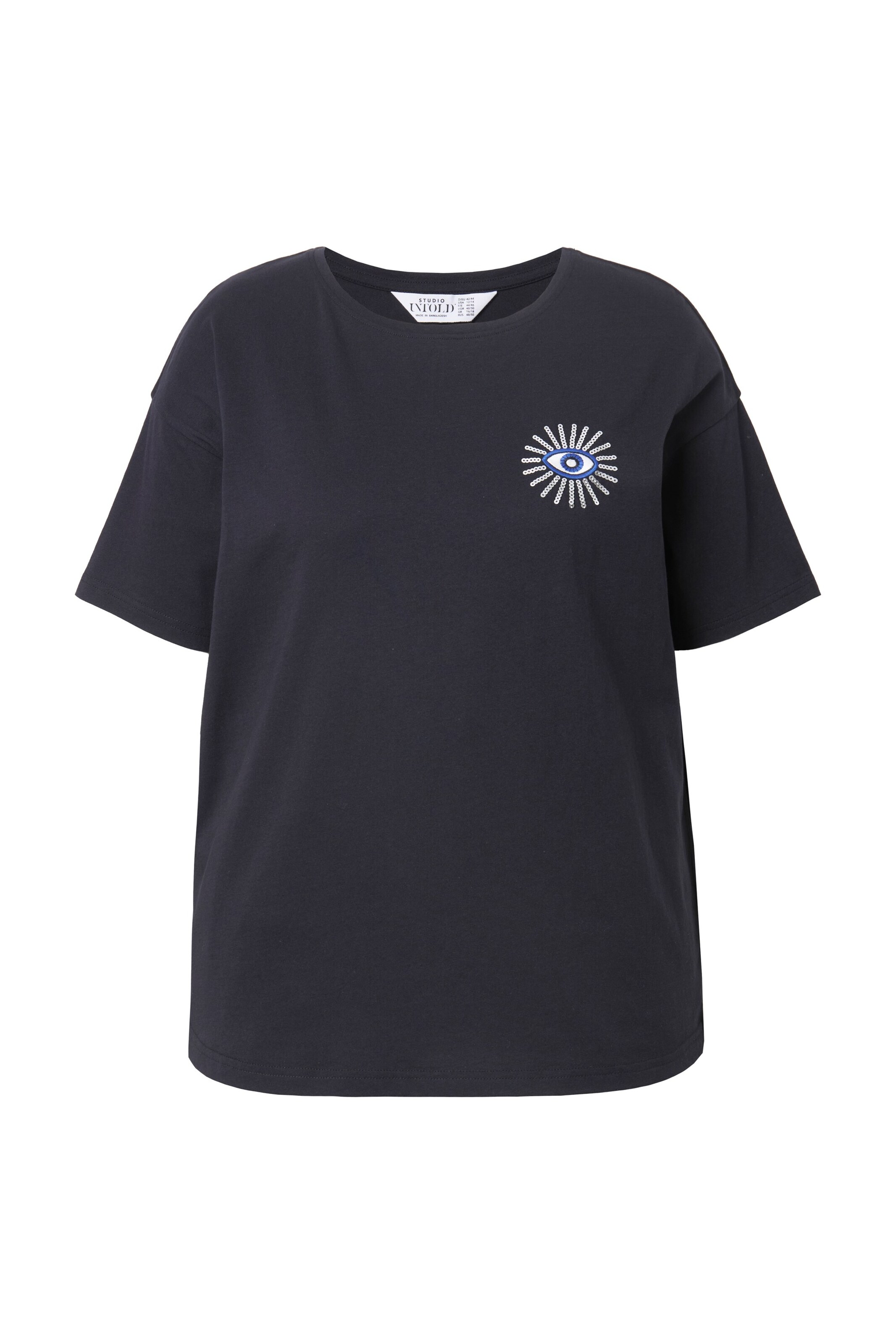 Studio Untold T-Shirt in Schwarz: Vorderseite