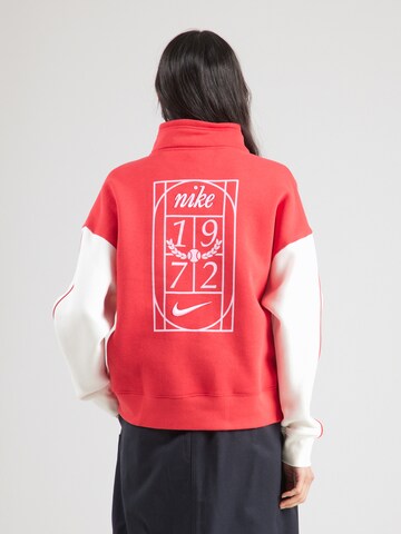 Nike Sportswear Μπλούζα φούτερ σε κόκκινο: μπροστά