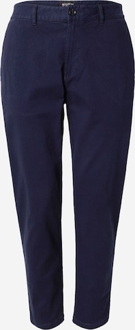 SCOTCH & SODA Tapered Chino Pants in Blue: front