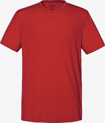 Schöffel Performance Shirt 'Hochwanner' in Red: front