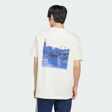 T-Shirt 'Paris' ADIDAS ORIGINALS en blanc : devant