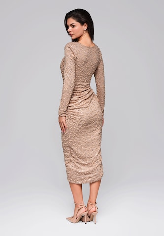 Ombre Evening dress in Beige
